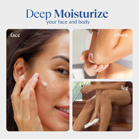 Cure By Toyo | Water Treatment Oil-Free Moisturizer | Face Cream And Body Lotion | Non-Greasy | Sensitive & Dry Skin | 3.5 Ounce