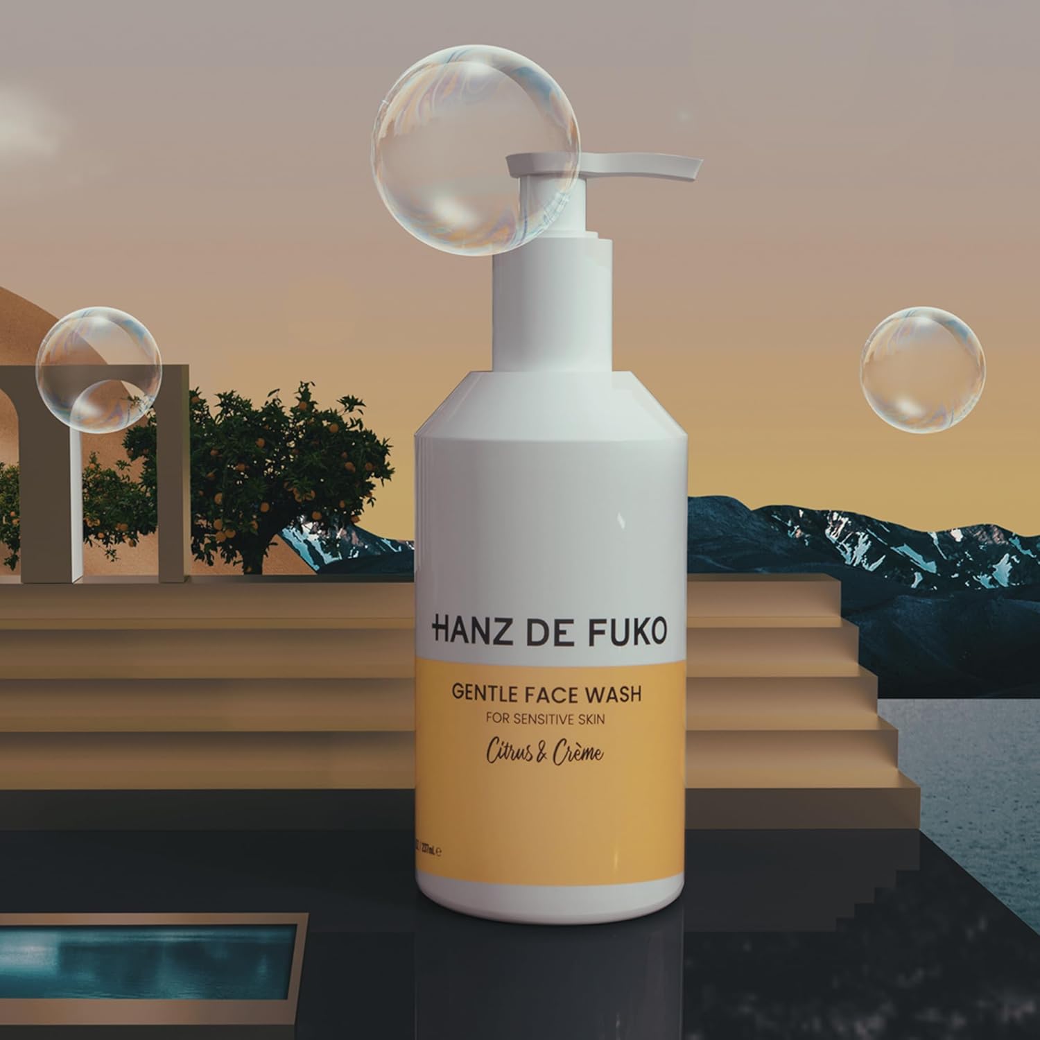 Hanz De Fuko Gentle Face Wash For Men & Women – Citrus & Creme Premium Facial Cleanser, Great For Sensitive Skin – Hypoallergenic Formula With Aloe Vera, Clove, Acai – Sulfate And Paraben Free – 8 Oz. : Beauty & Personal Care