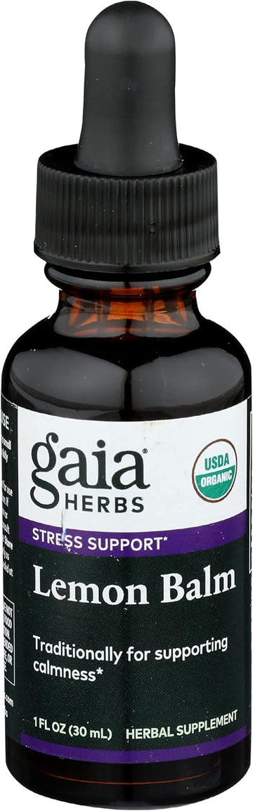 Gaia Herbs Organic Lemon Balm Extract, 1 Fz