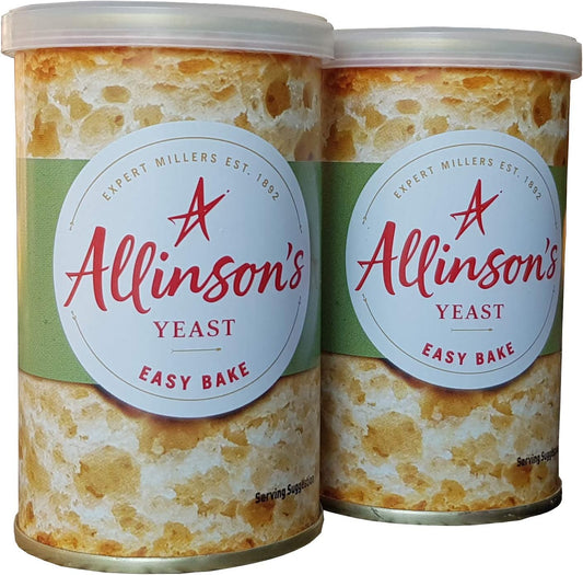 Allinson Easy Bake Yeast Tin 100G - Pack Of 2
