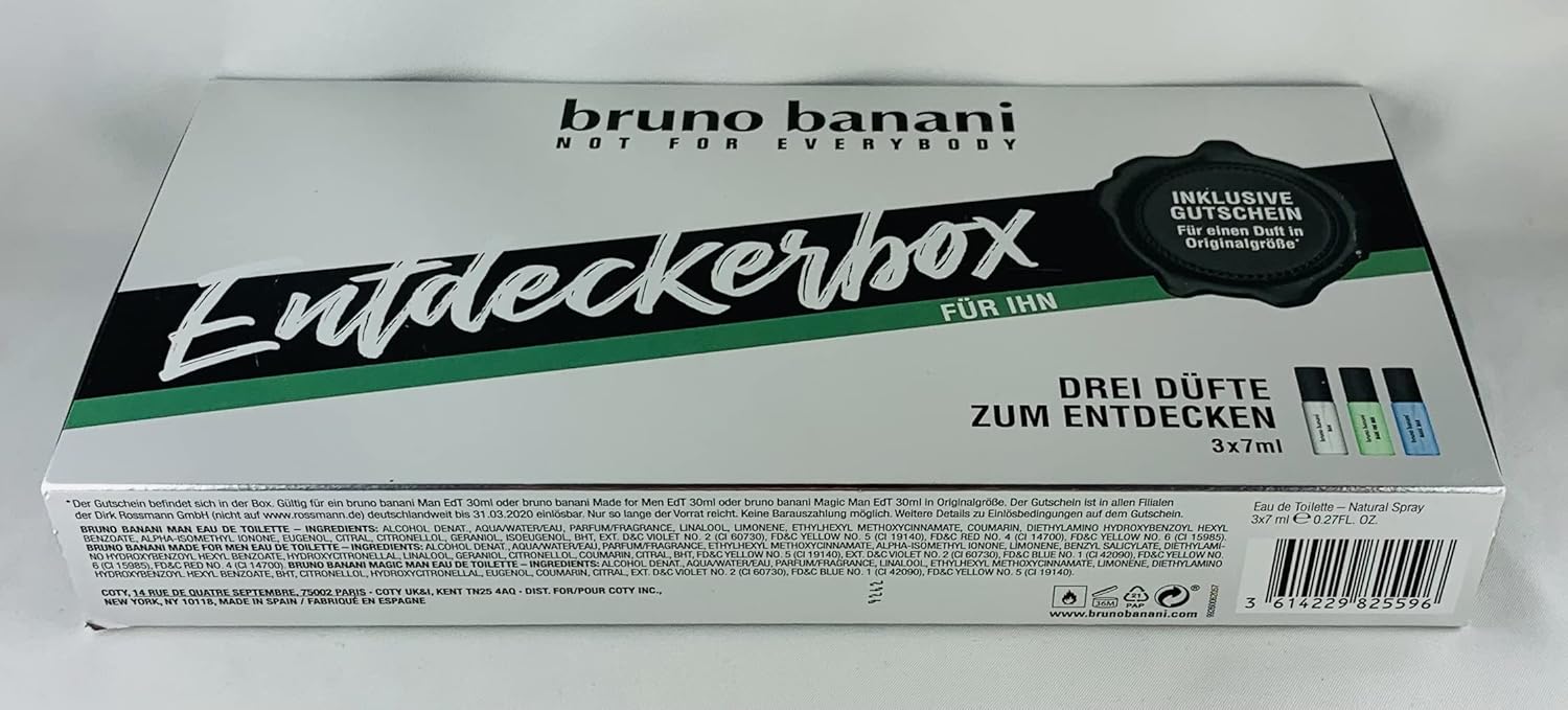 Bruno Banani 3 X 7.5Ml Explorer Set For Him