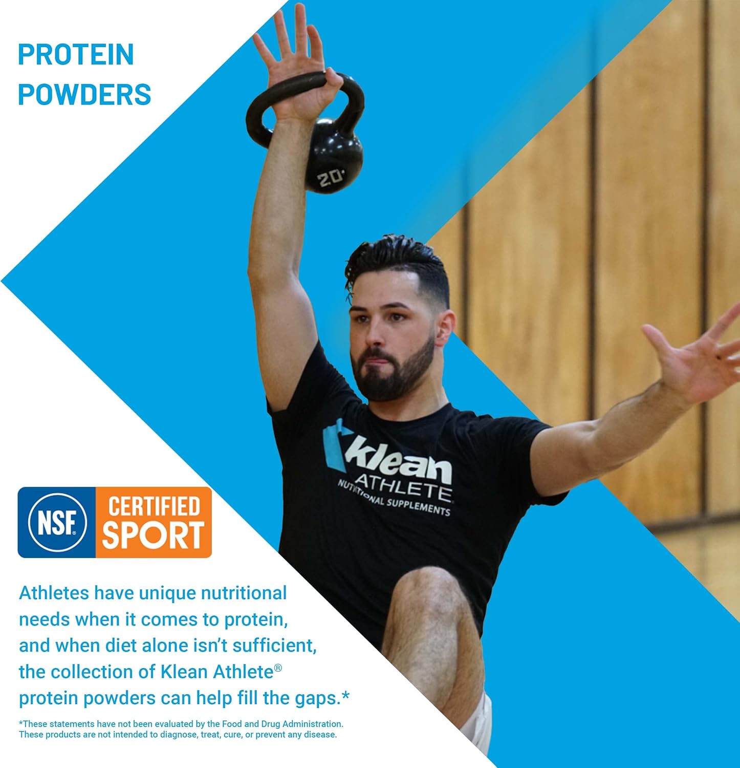 Klean ATHLETE Klean Isolate - Whey Protein Isolate - Daily Protein & Amino Acid - Intake for Muscle Integrity* - NSF Certified for Sport - 20 Servings - Unflavored : Health & Household