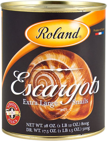 Roland Foods Escargot, Extra Large Snails, 800 grams : Grocery & Gourmet Food