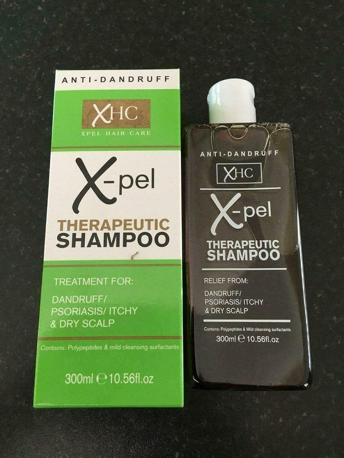 Xpel Medicated Shampoo Treatment For Dandruff Psoriasis Dry Itchy Scalp (3 X 300 Millilitres)