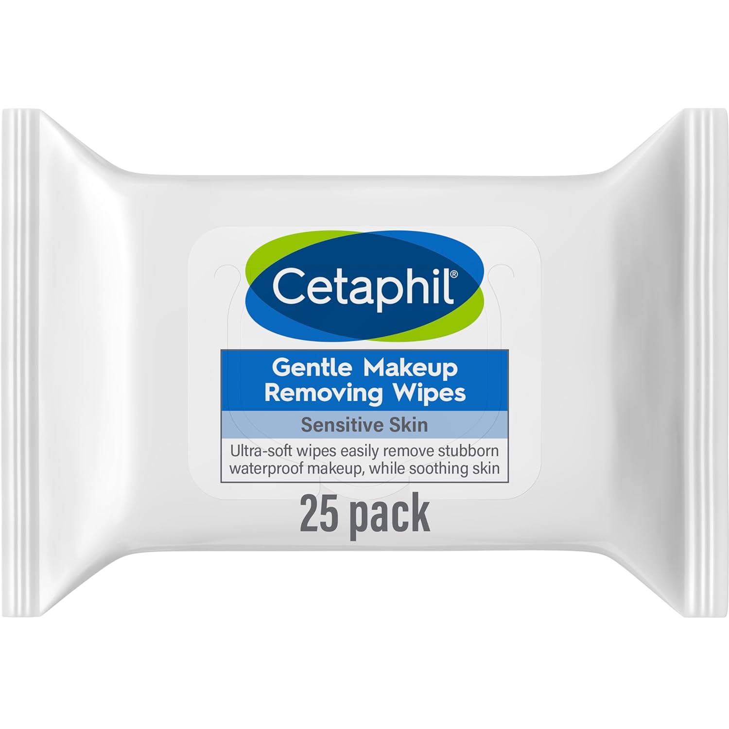 Cetaphil Gentle Makeup Removing Face Wipes, Daily Cleansing Facial Towelettes Gently Remove Makeup, Fragrance And Alcohol Free, 25 Count