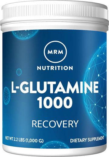 MRM Nutrition L-Glutamine | 5000mg | Recovery | Amino Acid | Muscle Support | Immune + Gut Health | Fermented | 200 Servings