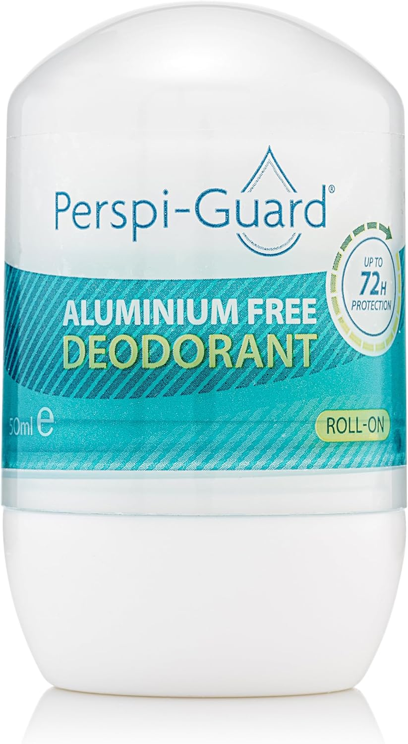 Perspi-Guard Aluminium Free Deodorant - Unisex, 72-Hour Roll On Deodorant For Men And Women W/Soothing Aloe Vera - Paraben-Free, Long Lasting, Travel-Sized Fragrance Free Deodorant - 50 Ml