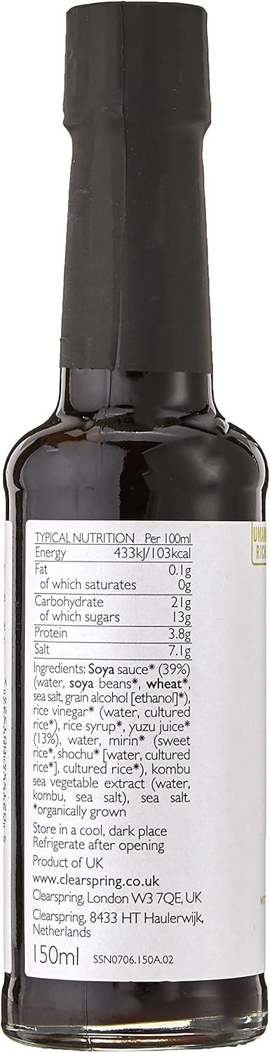 Clearspring Organic Yuzu Ponzu Seasoning 150Ml