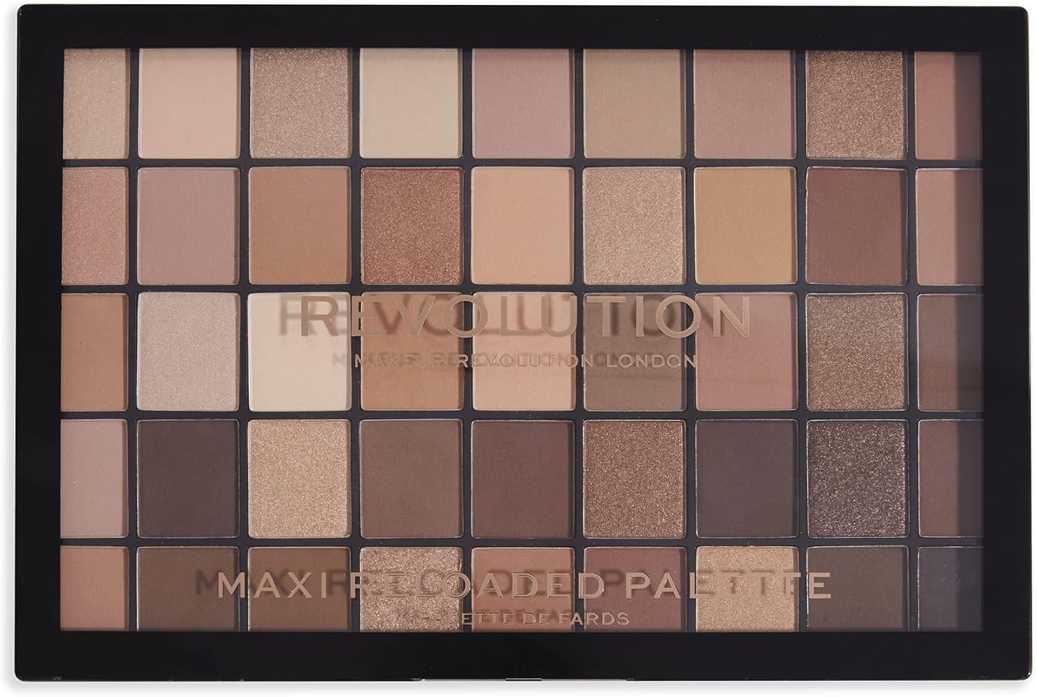 Revolution Maxi Reloaded Eyeshadow Palette Ultimate Nudes : Amazon.co.uk: Beauty