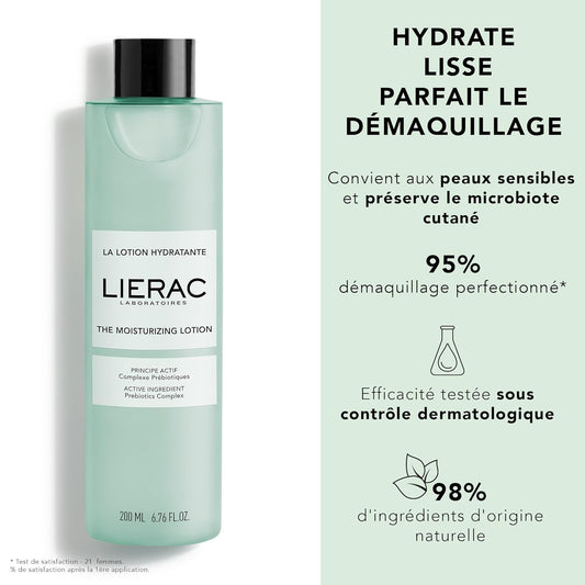 Lierac The Moisturising Lotion 200Ml | For All Skin Types To Remove Makeup & Impurities | Vegan