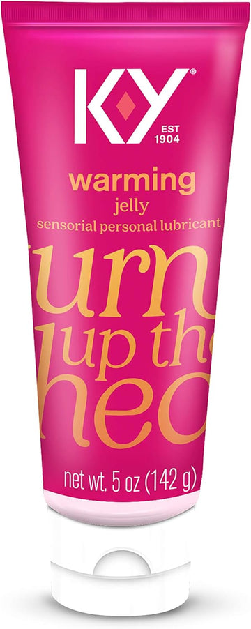 K-Y Warming Jelly Lube, Sensorial Personal Lubricant, Glycol Based Formula, 5 Fl Oz (Pack Of 1)