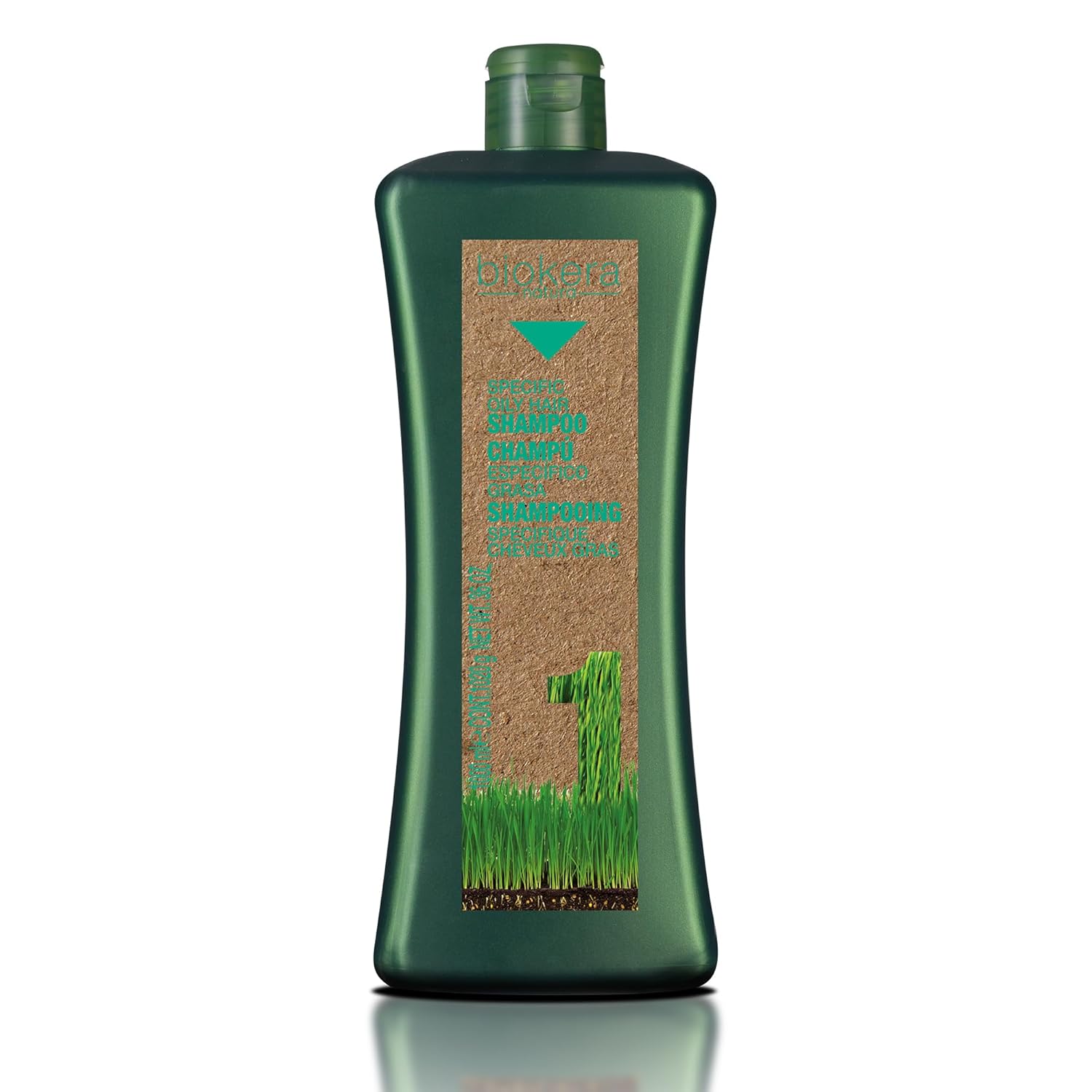 Salerm Cosmetics Biokera Natura Shampoo Specific Grease – 1000 Ml