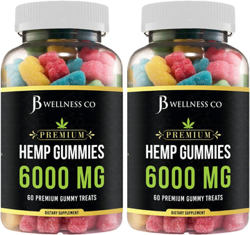Hemp Gummies - Advanced Hemp Gummies - Relaxing Gummy With Hemp Oil [2-Pack]