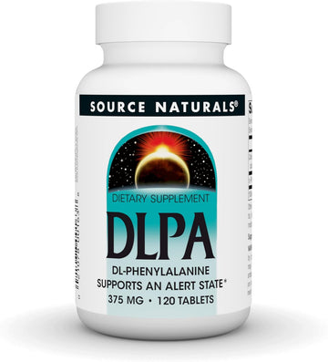 Source Naturals Dlpa Dl-Phenylalanine, Supports An Alert State* - 375 Mg -120 Tablets