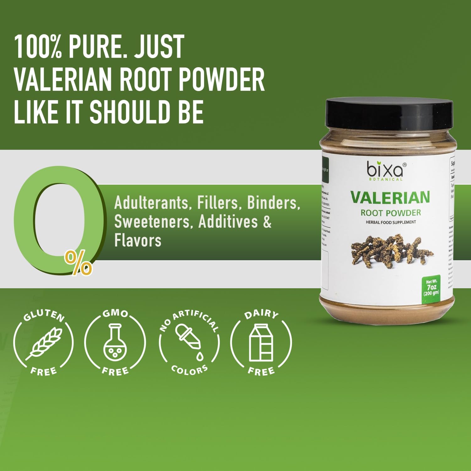 Bixa Botanical Valerian Root Powder | Promotes Restful Sleep And Calmness | Valeriana Officinalis | 7 Oz / 200G | Ayurvedic Herbal Supplement | Gluten Free, Non-Gmo, Steam Treated, Vegan, 100% Pure : Health & Household