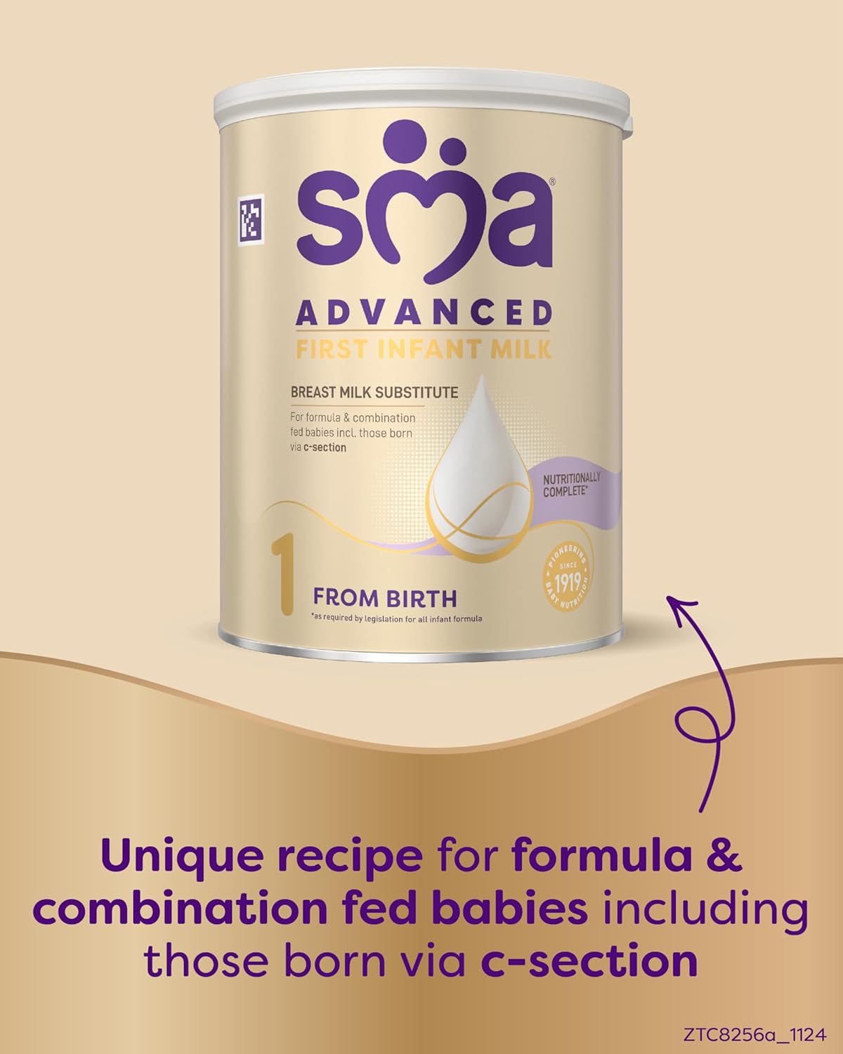 Sma Advanced First Infant Baby Milk Powder Formula , From Birth , 800 G (Pack Of 1)