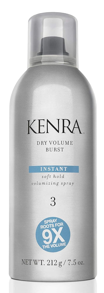 Kenra Dry Volume Burst 3 | Instant Volume Hairspray | Soft Hold Volumizing Spray | Dry Application | All Hair Types