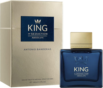 Banderas Perfumes - King Of Seduction Absolute - Eau De Toilette For Men - Long Lasting - Elegant, Casual And Masculine Fragance - Woody And Moss Notes - Ideal For Day Wear - 200 Ml