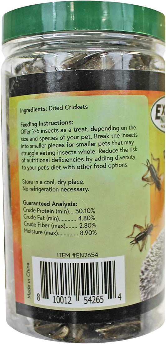 Cricket Crunch (1.6 Oz) - All Natural Healthy High Protein Insect Treat - Chickens, Birds, Hedgehogs, Bluebirds, Reptiles, Sugar Gliders, Opossums, Skunks, Lizards, Fish, Turtles, Amphibians (1.6 Oz.)