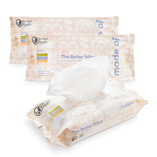 Organic Sensitive Baby Wipes - Hypoallergenic Soothing Wipes For Sensitive Skin - Fragrance-Free, Chemical-Free, Alcohol-Free - Water Based Soothing Aloe And Argan Oil (72 Count (Pack Of 3))