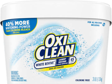 OxiClean White Revive Laundry Whitener + Stain Remover, 3 lbs