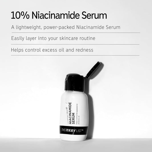The Inkey List Niacinamide 20% Serum 30Ml, Supersolutions, Targets Redness, Fragrance-Free, Suitable For Oily Skin