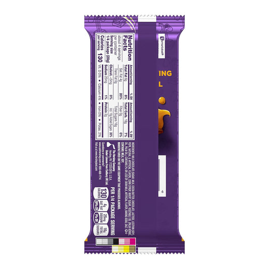 Cadbury Dairy Milk Caramello Milk Chocolate Candy Bars, 4 Oz (14 Count)