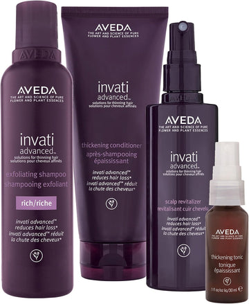 Aveda Invati Advanced System Set for All Hair Types - Reduce Hairfall - Liquid - All