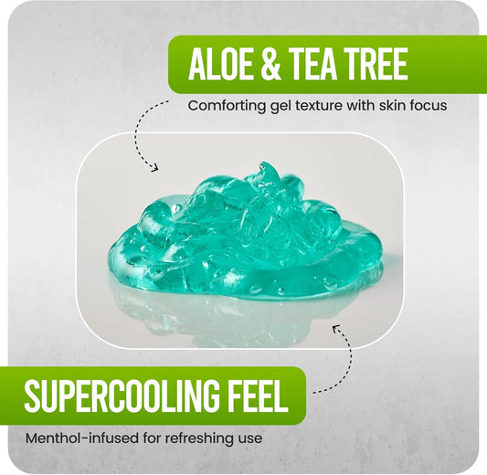 King Of Shaves Cooling Shave Gel Aloe+Tea Tree 4X175Ml