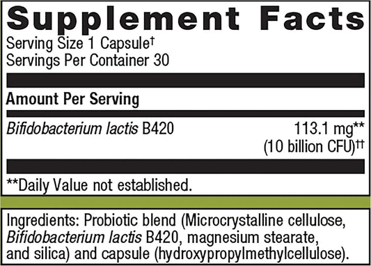 Metagenics Ultraflora Control, Daily Probiotic Supplement To Help Support Healthy Body Weight Regulation - 30 Servings