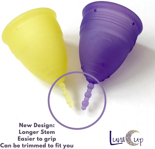 Luna Menstrual Cup Kit (1 Large Yellow)