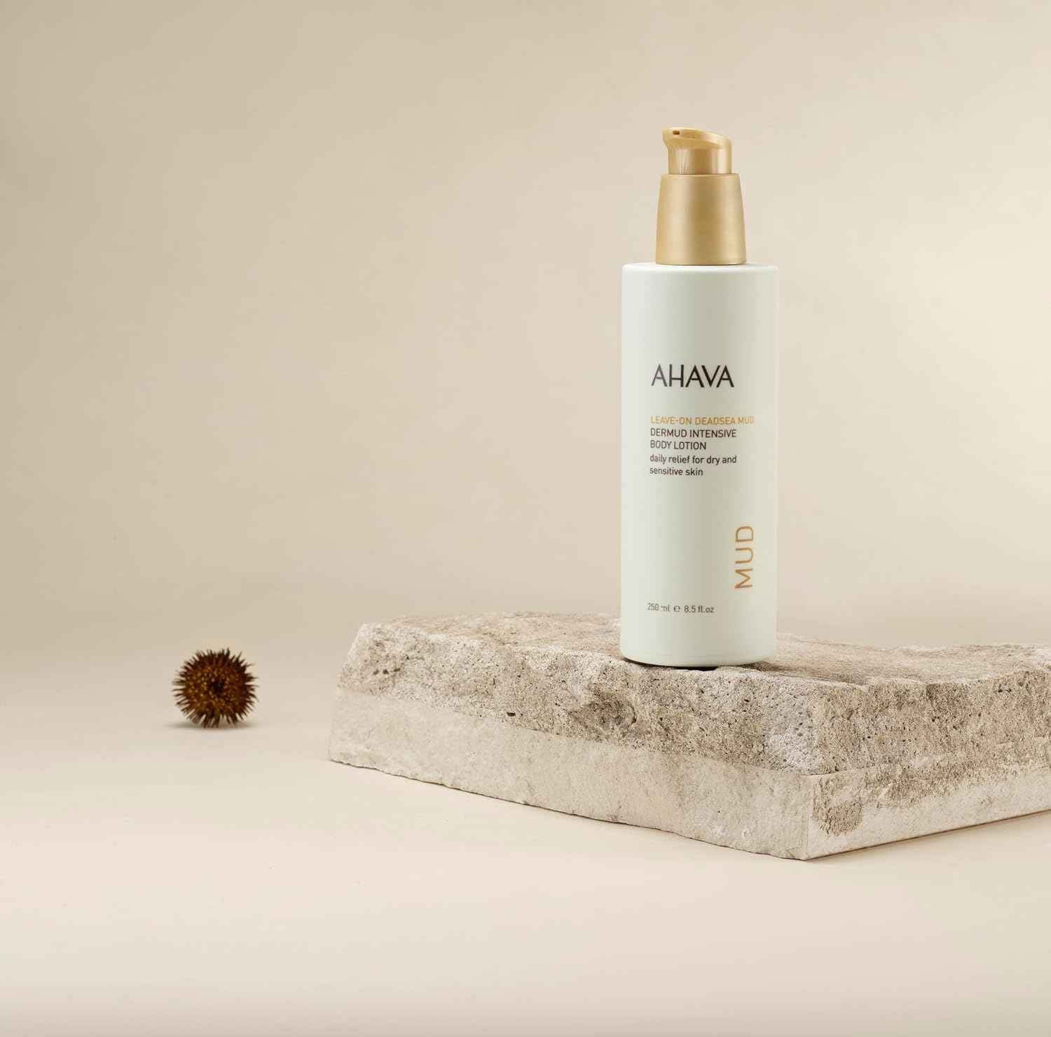 Ahava Dermud Intensive Body Lotion - Lightweight, Silky Cream Based On Patented Leave-On Dead Sea Mud, Combats Rough & Dry Skin, Instantly Softens, Alleviates Irritations & Sensitivity, 8.5 Fl.Oz : Beauty & Personal Care