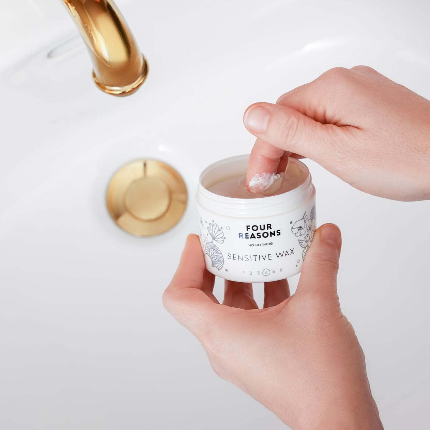 No Nothing Hair Styling Wax For Sensitive Skin - Extra Strong Hold With Flexible Finish, Paraben, Fragrance Free, Vegan, Hypoallergenic, Texturing For Damp & Dry Hair, Men & Women : Beauty & Personal Care