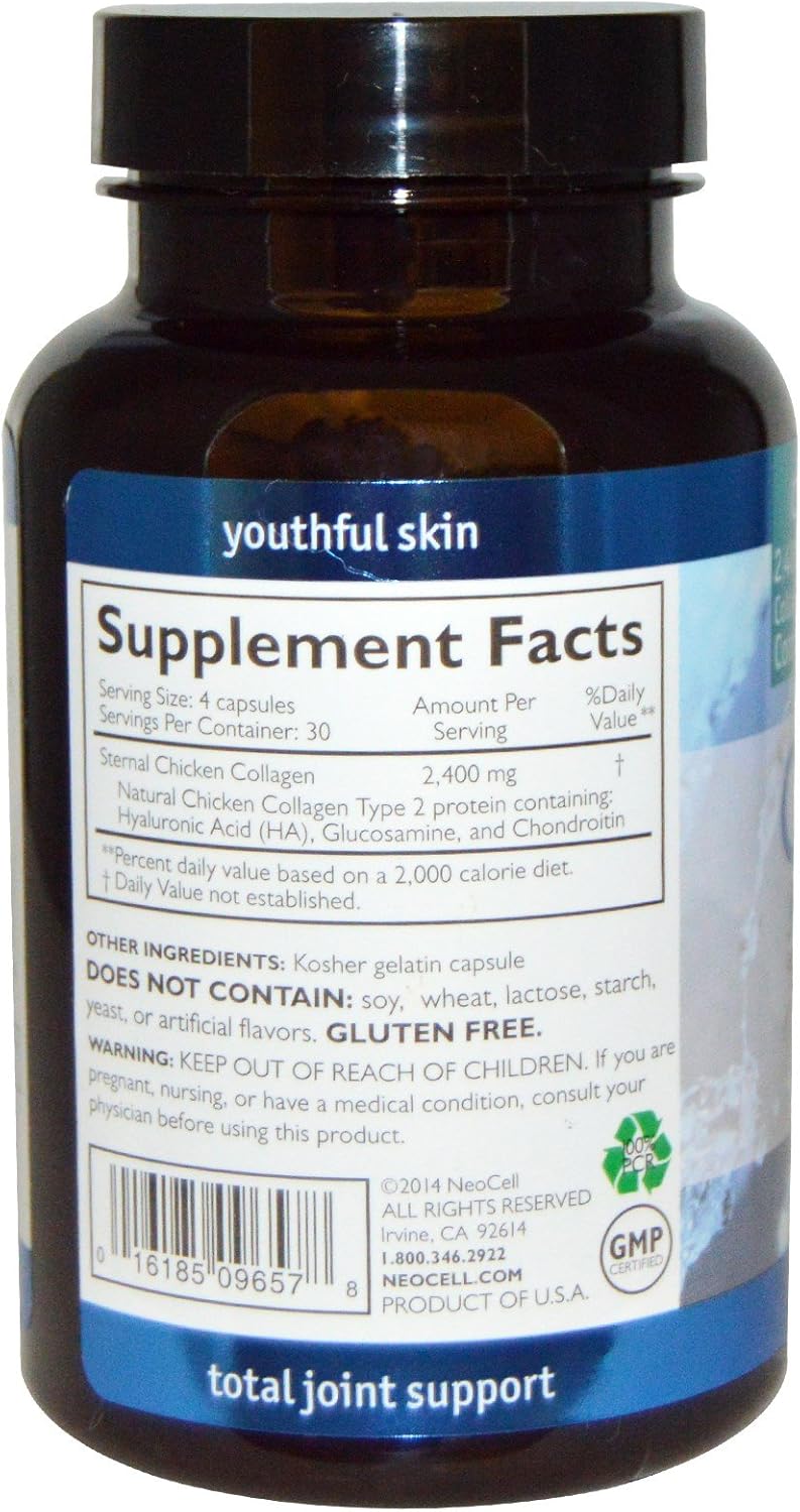 Neocell Neocell Joint Complex, Collagen Type 2, Hyaluronic Acid, 120 Capsules (Package May Vary), 120 Count