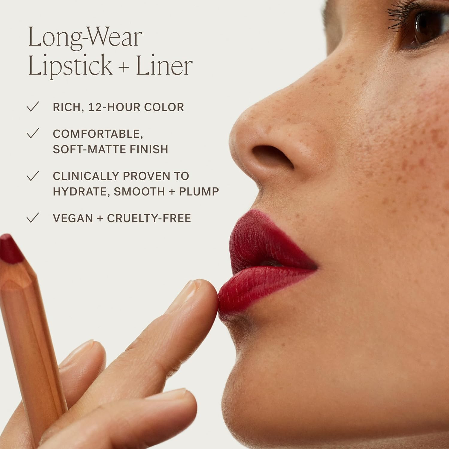 Ilia - Lip Sketch Hydrating Crayon | Hydrate, Plump, Smooth, Strengthen | Long Lasting Up To 12-Hours, Bleed-Resistant, Soft-Matte | Barrier-Building, Non-Toxic, Cruelty-Free (Night Bloom) : Beauty & Personal Care