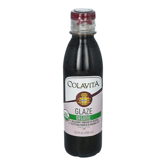 Colavita Balsamic Glaze - Organic, 8.5 Fl Oz Squeeze Bottle, Imported from Italy