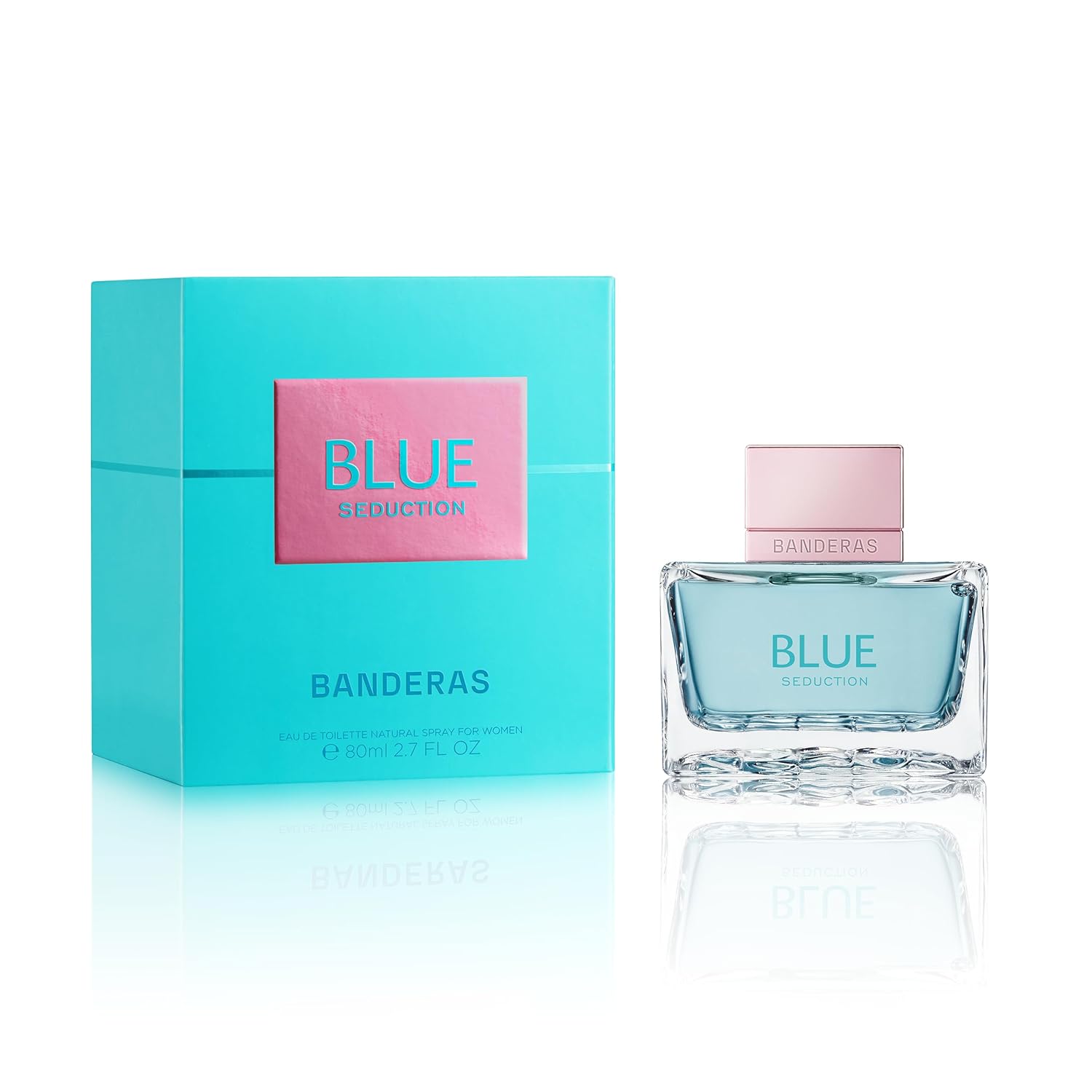 Banderas Eau De Toilette Spray For Women, Blue Seduction, 2.7 Oz
