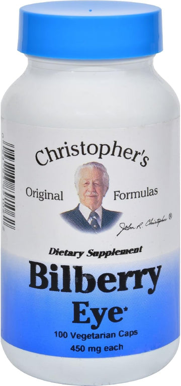 Dr. Christopher s Bierry Eye - 425 mg - 100 Vegetarian Capsules - by Dr. Christopher's Formulas