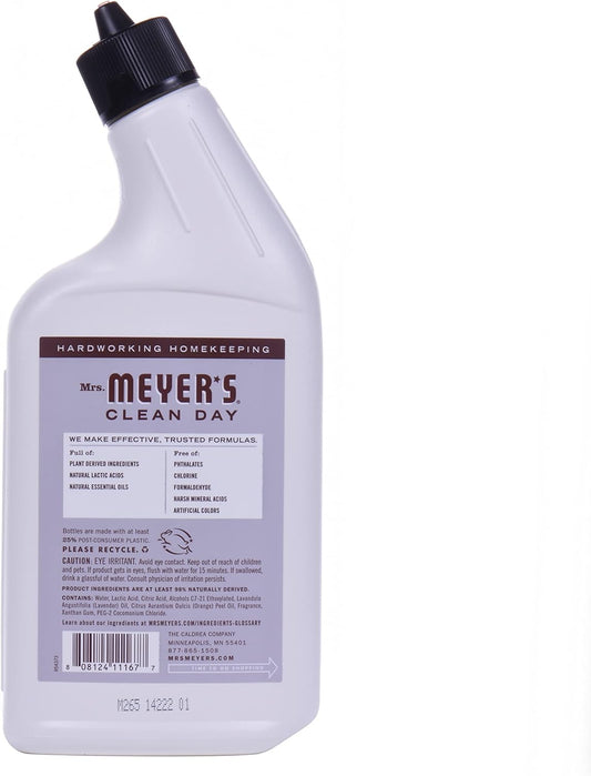 Mrs. Meyer'S Clean Day Liquid Toilet Bowl Cleaner, Stain Removing, Lavender, 24 Oz