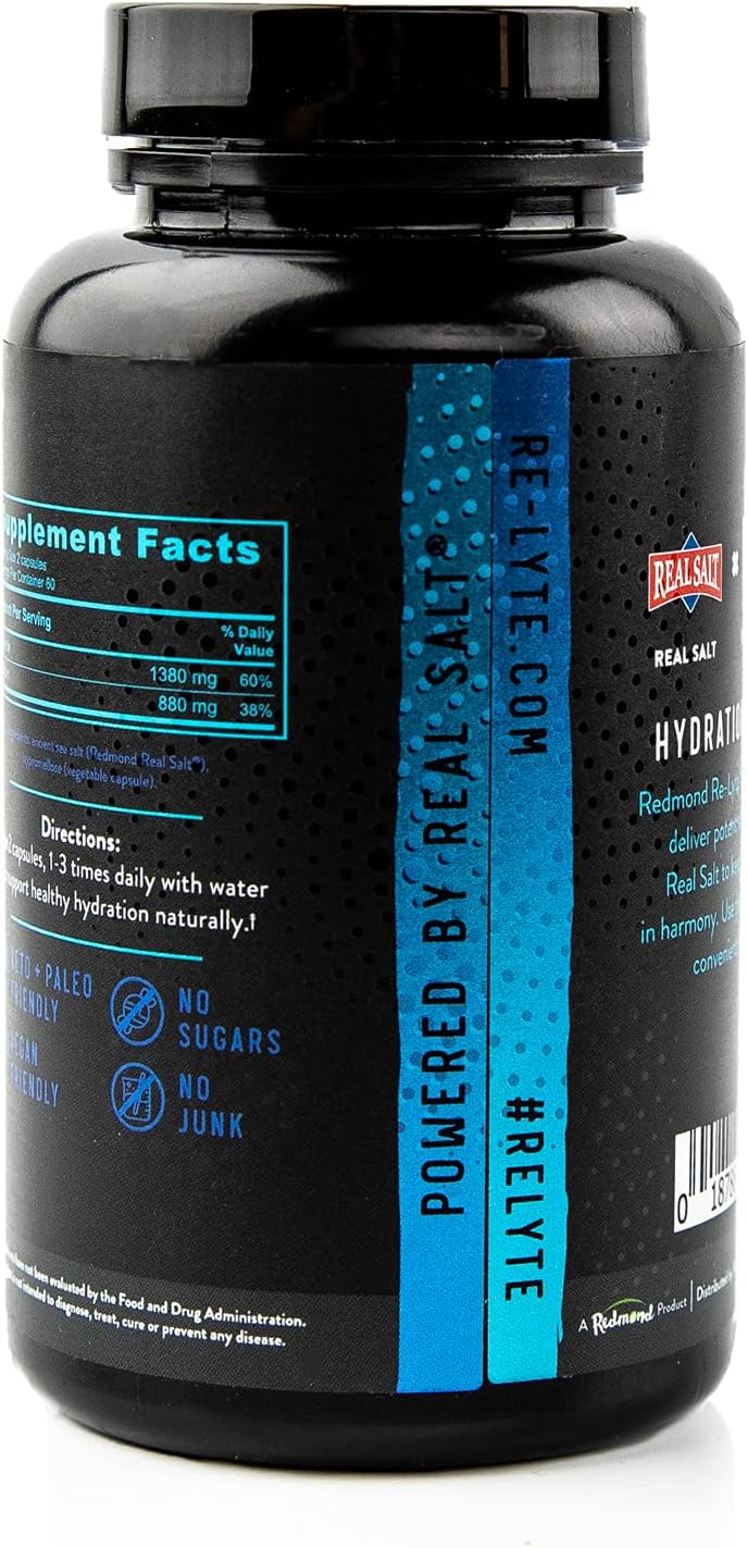 Redmond Re-Lyte Hydration Support Capsules, 120 Count