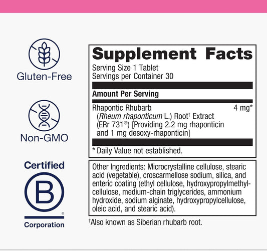 Metagenics Herwellness Estrovera - All-Natural, Hormone-Free Perimenopause & Menopause Support - For Hot Flashes, Menopause Relief, Night Sweats - Gluten-Free - Vegetarian - Non-Gmo - 90 Tablets