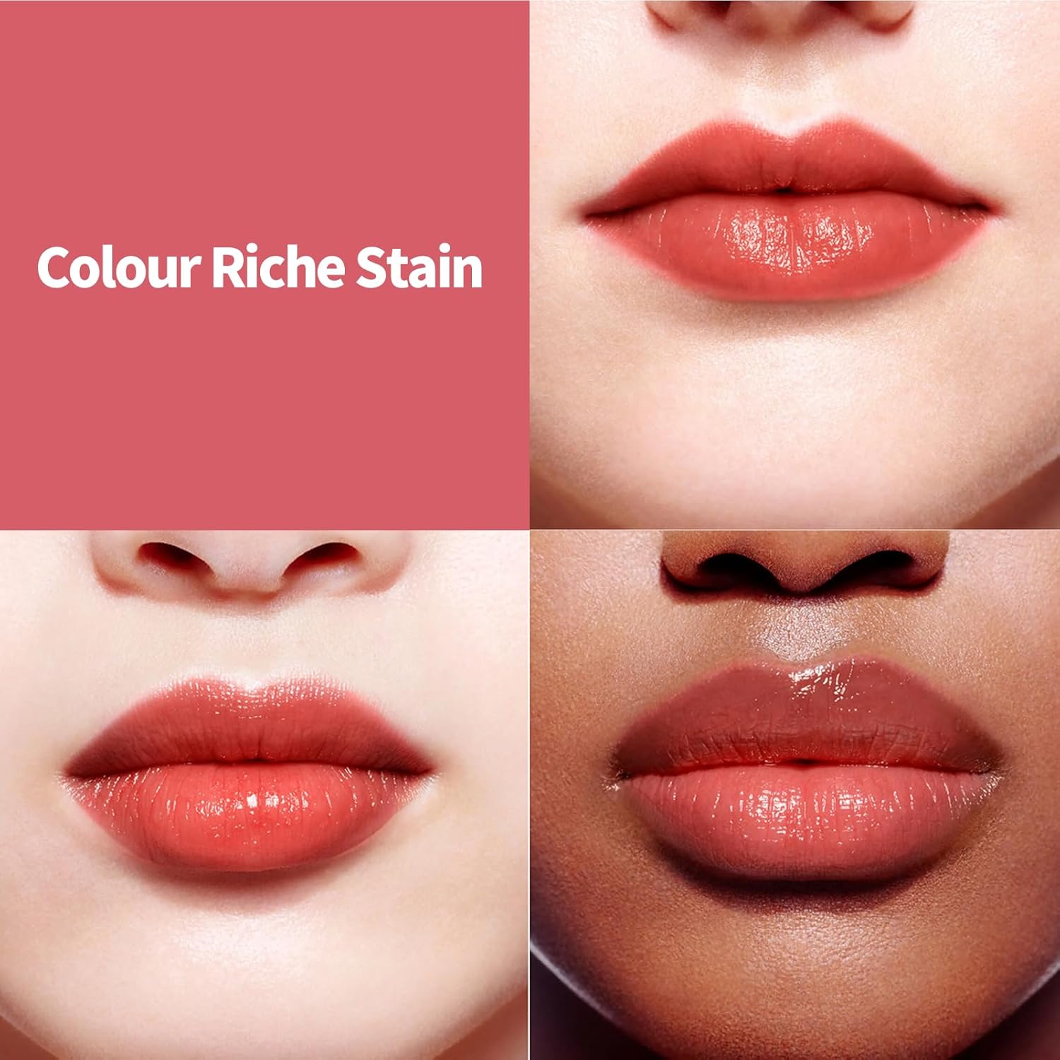 Super Lustrous Matte Lipstick, Super Moisturizing Tinted Lip Balm, Ultra-Rich Color, Natural Cream Gloss Finish for Dry Lip Care #4 : Amazon.co.uk: Beauty