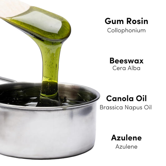 Parissa Face & Lip Hot Wax Kit | No-Strip Hard Wax For Coarse Facial Hair, Natural | At-Home Hair Removal For Sensitive Skin, Chin, Upper Lip & Face With Post-Wax Ultra Soothe Oil | 100G (3.5 Oz)