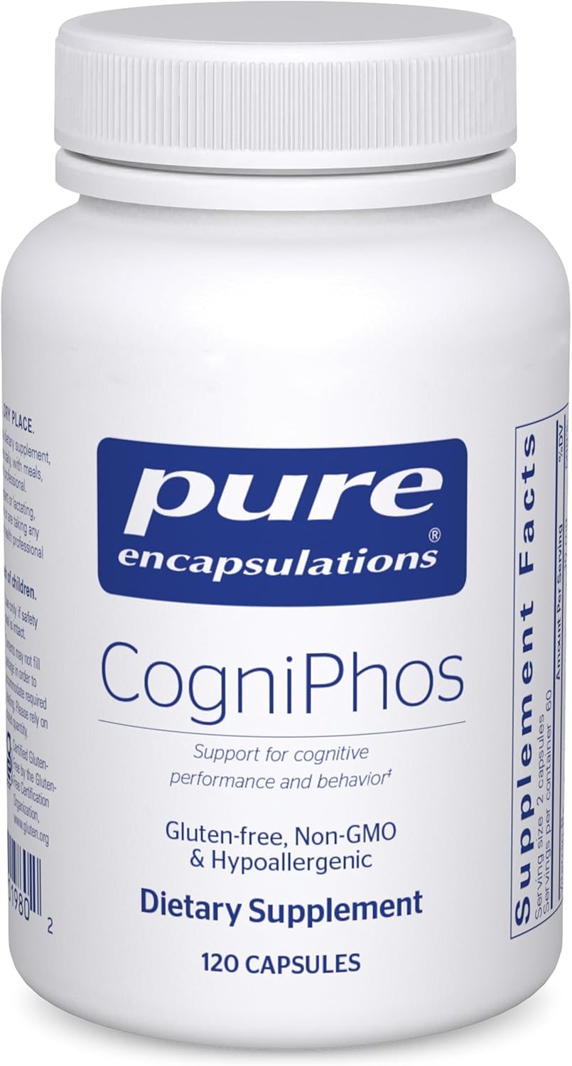 Pure Encapsulations Cogniphos | Neuronal Support For Cognitive Performance And Behavior | 120 Capsules