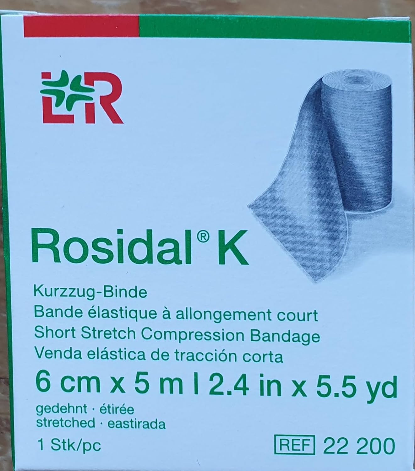 Rosidal K 6Cm X 5M Shorth Stretch Bandage