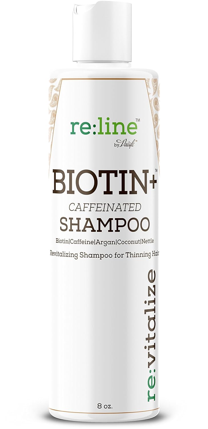 Biotin Shampoo For Hair Growth Natural Caffeine Hair Loss Treatment Shampoo For Thinning Hair Thickening DHT Blocker For Men Women Sulfate Free Safe On Color Treated Hair Coconut + Argan Oil : Beauty & Personal Care