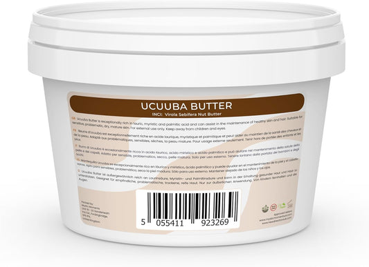 Mystic Moments | Ucuuba Virgin Butter 500G - Pure & Natural Cosmetic Butters Gmo Free