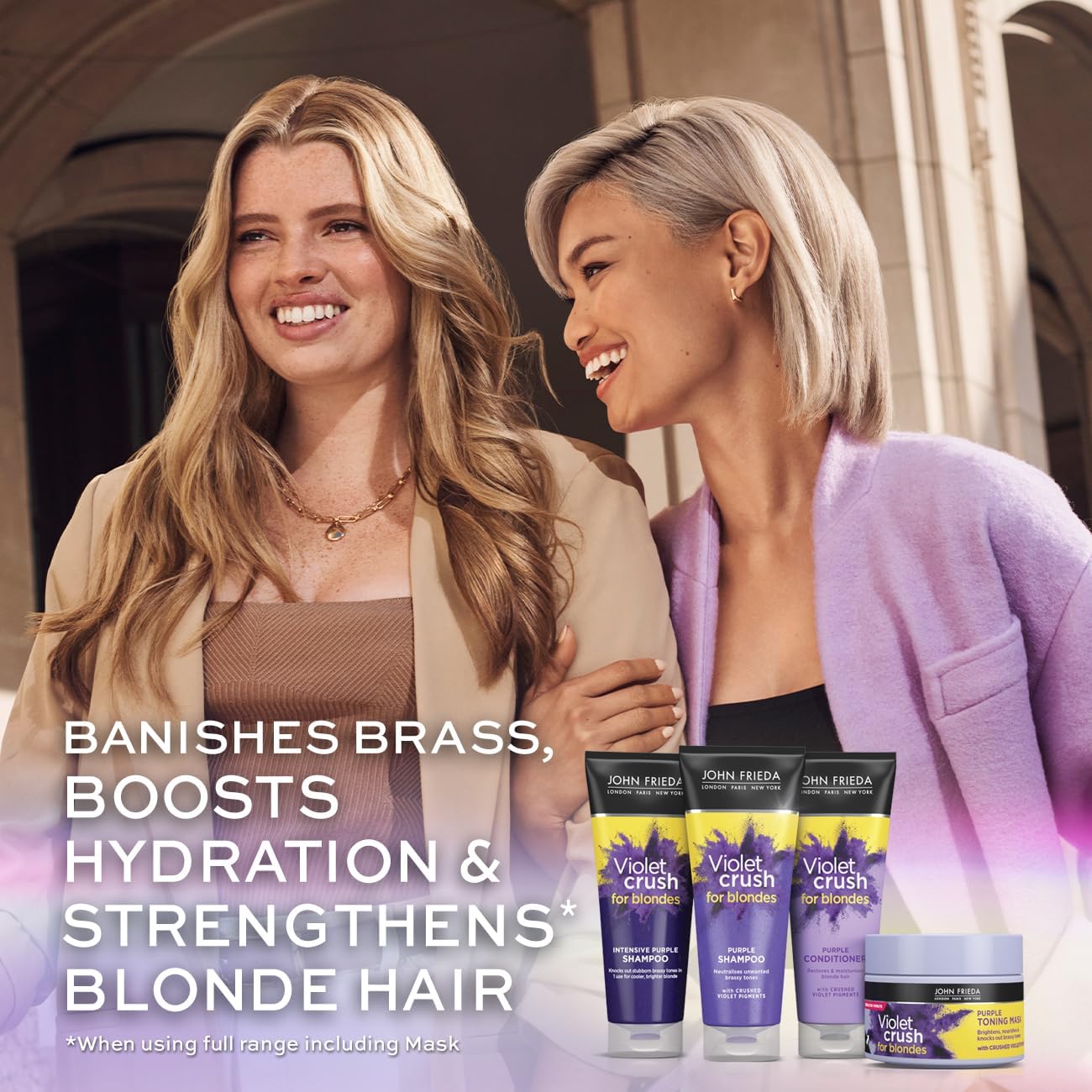 John Frieda Violet Crush Intensive Purple Shampoo For Blonde Hair, 250ml : Amazon.co.uk: Beauty