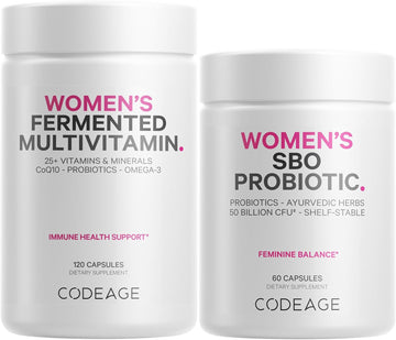 Codeage Women’S Multivitamin Bundle: Women’S Formula & Women’S Probiotic Daily Vitamins