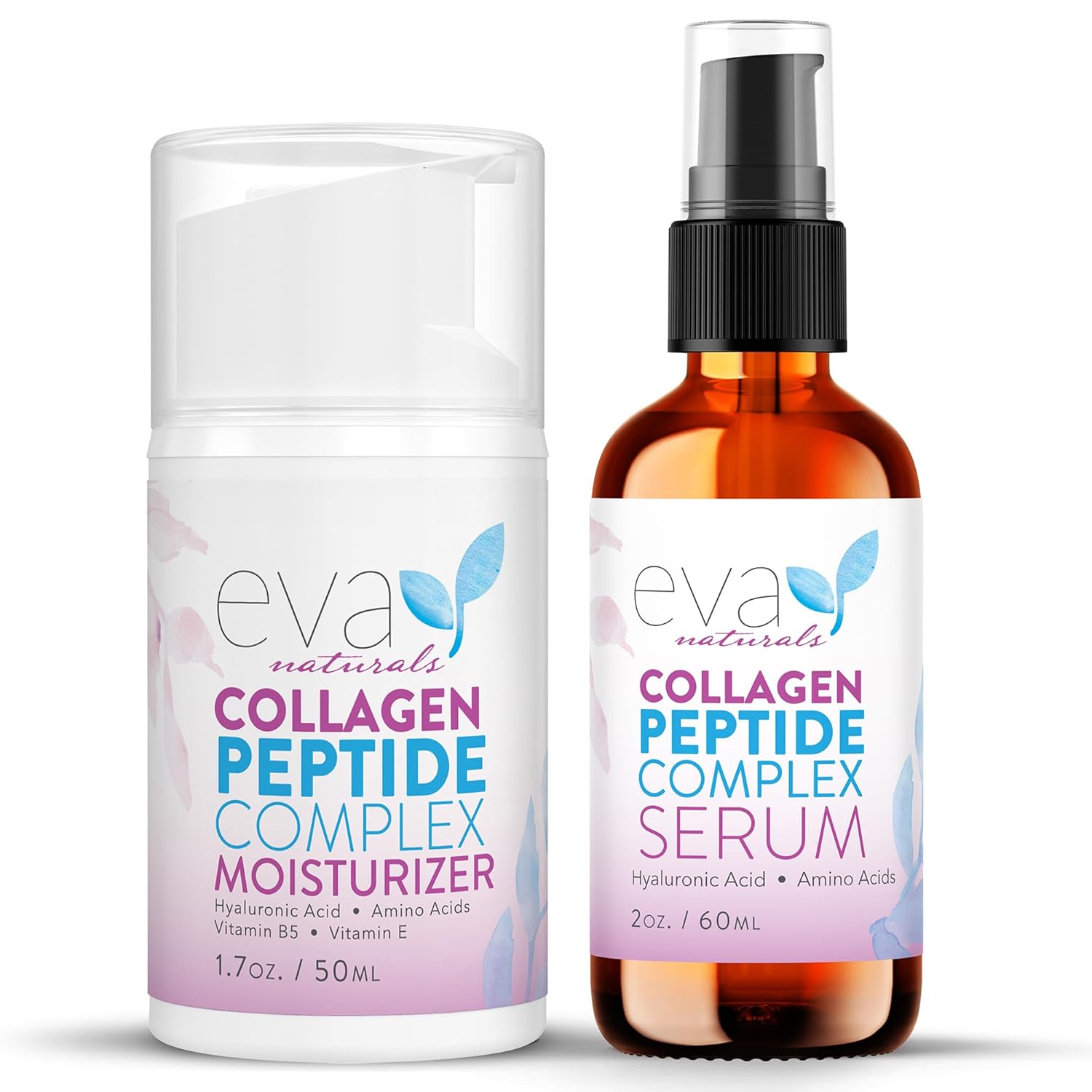 Collagen Peptide Serum & Collagen Peptide Moisturizer Bundle